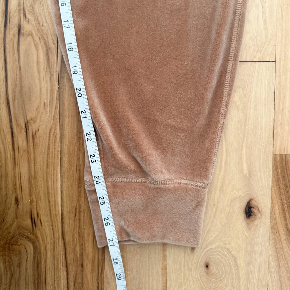 DKNY Sport Velour Jogger | Caramel | Drawstring Waist | Size L - Picture 9 of 9